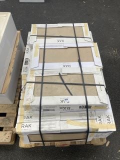 (COLLECTION ONLY) PALLET OF RAK INTERNAL/EXTERNAL GRADE (FREEZE FLOOR RESISTANT PORCELAIN TILES) 600 X 300MM IN DUBAI SAND APPROX 28M SQ IN TOTAL APPROX 650KG IN WEIGHT RRP £2303 HEAVY ITEM ADEQUATE