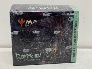 WIZARDS OF THE COAST DUSK MOURN HOUSE OF HORROR 12-PACK COLLECTORS BOOSTER BOX(SEALED) - RRP £317: LOCATION - BOOTH