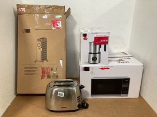 4 X ASSORTED HOUSEHOLD APPLIANCES TO INCLUDE JOHN LEWIS & PARTNERS 1500W OIL-FILLED RADIATOR: LOCATION - A16