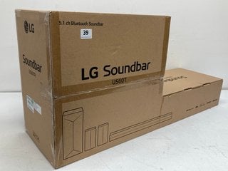 LG 5.1 CHANNEL BLUETOOTH SOUNDBAR - MODEL US60T - RRP £249: LOCATION - BOOTH