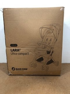 MAXI COSI LARA2 ULTRA-COMPACT CHILDRENS STROLLER IN BLACK - RRP £190: LOCATION - A4