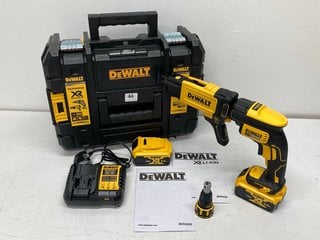 DEWALT 18V BRUSHLESS COLLATED SCREWDRIVER WITH 2 X 5.0AH BATTERIES - MODEL DCF620PK - RRP £270: LOCATION - BOOTH