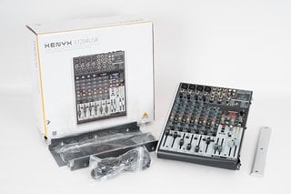 BEHRINGER XENYX PREMIUM 12-INPUT 2/2- BUS MIXER - MODEL X1204USB - RRP £145: LOCATION - BOOTH