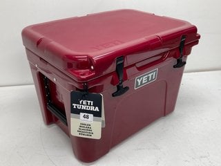 YETI TUNDRA 35 COOL BOX IN HARVEST RED - RRP £250: LOCATION - BOOTH