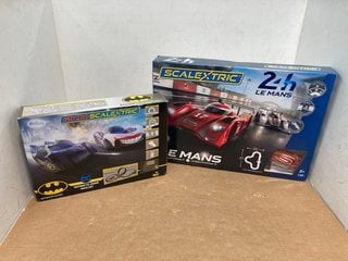 MICRO SCALEXTRIC BATMAN VS JOKER RACE SET TO ALSO INCLUDE SCALEXTRIC LE MANS PROTOTYPE 17 VS PROTOTYPE 21 RACE SET: LOCATION - B6