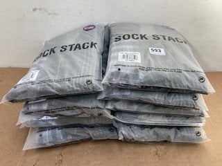 QTY OF SOCK STACK 6 PACK MENS WOVEN BOXERS - UK SIZE XXL: LOCATION - B13