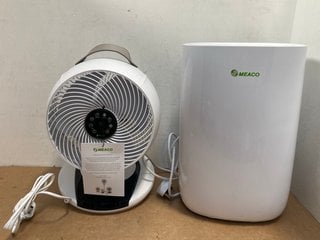 MEACO 1056 AIR CIRCULATOR TO INCLUDE MEACO AIR PURIFIER IN WHITE: LOCATION - B14