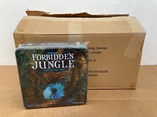 6 X GAMERWRIGHT FORBIDDEN JUNGLE CARD GAMES: LOCATION - B9