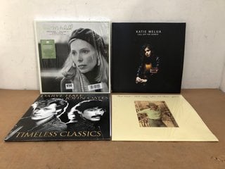 4 X ASSORTED VINYL ALBUMS TO INCLUDE JONI MITCHELL ARCHIVES-VOLUME 4 HIGHLIGHTS THE ASYLUM YEARS(1976-1980): LOCATION - C17