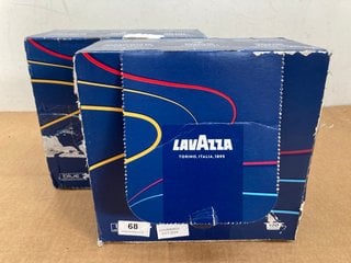 2 X BOXES OF LAVAZZA BLUE TOP CLASS X 2 CUP COFFEE PODS - BBE: 30/12/2025: LOCATION - B9