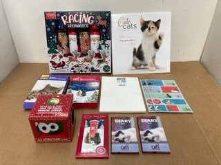 QTY OF ASSORTED ITEMS TO INCLUDE CATS PROTECTION SPECIAL SELECTION CHRISTMAS CARDS: LOCATION - C12