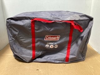 COLEMAN ASPEN 6 PERSON TUNNEL TENT IN BLUE - RRP:£517: LOCATION - C11