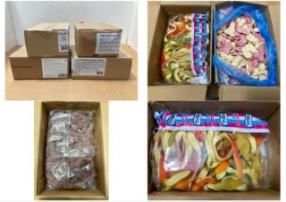 QTY OF ASSORTED CONFECTIONERY ITEMS TO INCLUDE 4KG BAG OF PINK & WHITE MICE- BBE 19/07/26: LOCATION - C9