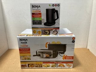 NINJA FOODI 3-IN-1 TOASTER,GRILL & PANINI PRESS - RRP £130.00 TO INCLUDE NINJA PERFECT TEMPERATURE KETTLE - RRP £99.00: LOCATION - C9