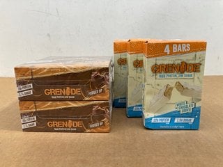 QTY OF GRENADE HIGH PROTEIN BARS TO INCLUDE WHITE CHOCOLATE COOKIE FLAVOUR- BBE 11/24: LOCATION - C8