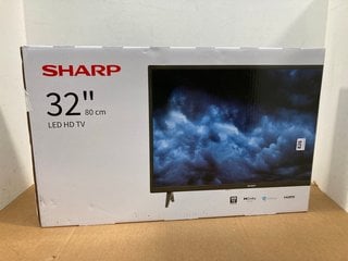 SHARP 32" LED HD TV- MODEL NO 1T-C32GD2725K : RRP £159.99: LOCATION - C8