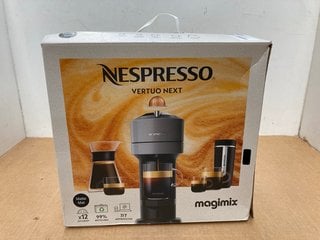 NESPRESSO VERTUO PLUS COFFEE MACHINE BY MAGIMIX IN BLACK- RRP £200.00: LOCATION - C5