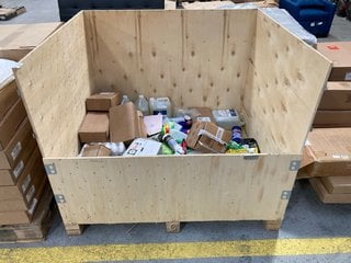 (COLLECTION ONLY) PALLET OF ASSORTED CHEMICALS TO INCLUDE 6-PACK FAIRY LIQUID WASHING DETERGENT (PLEASE NOTE: 18+YEARS ONLY. ID MAY BE REQUIRED): LOCATION - A4