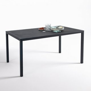 LA REDOUTE CHOE PERFORATED METAL OBLONG TABLE. RRP - £275 (BOX 1/2 ONLY): LOCATION - AR1