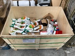 (COLLECTION ONLY) PALLET OF ASSORTED CHEMICALS TO INCLUDE COLD ACTION OIL & GREASE REMOVER (PLEASE NOTE: 18+YEARS ONLY. ID MAY BE REQUIRED): LOCATION - B2