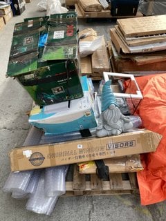 PALLET OF ASSORTED HOUSEHOLD ITEMS TO INCLUDE ORIGINAL WINDOW AUTOMOTIVE WIND DEFLECTORS: LOCATION - B3 (KERBSIDE PALLET DELIVERY)