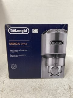 DELONGHI DEDICA STYLE ESPRESSO & CAPPUCCINO MAKER - RRP £179: LOCATION - A1