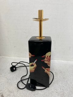 SELETTI LIPSTICK TABLE LAMP - RRP £310 *MISSING SHADE*: LOCATION - A1