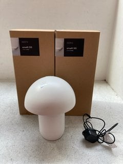 QTY OF ASSORTED JOHN LEWIS & PARTNERS LIGHTING ITEMS TO INCLUDE MUSHROOM LED TABLE LAMP WHITE: LOCATION - AR3