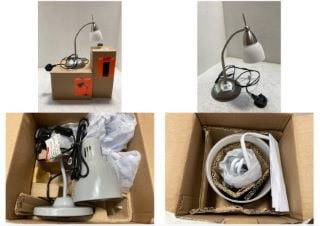 3 X ASSORTED JOHN LEWIS & PARTNERS LIGHTING ITEMS TO INCLUDE TONY DESK LAMP: LOCATION - AR4