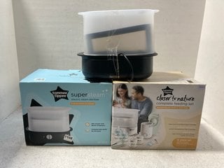 3 X TOMMEE TIPPEE SUPER STEAM ELECTRIC STEAM STERILISER: LOCATION - AR5