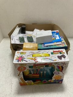 QTY OF ASSORTED ITEMS TO INCLUDE KREATIVE KIDS JUMBO CRAFT BOX: LOCATION - AR11