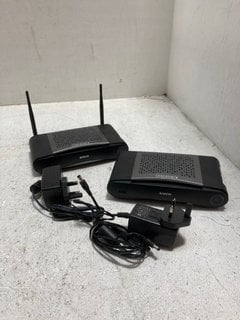 2 X CLICKSHARE WIFI ROUTERS: LOCATION - AR12