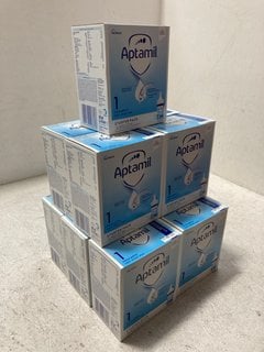 11 X BOXES OF APTAMIL FROM BIRTH STARTER PACK FIRST INFANT MILK - BBE 21/11/24: LOCATION - AR17