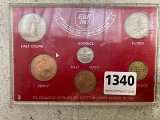 1967 COINAGE OF GREAT BRITAIN SET: LOCATION - AR19