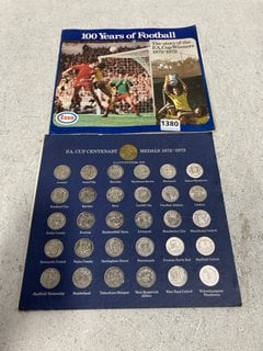 FA CUP WINNER 100 YEAR ANNIVERSARY COIN COLLECTION, 1972, COMPLETE: LOCATION - AR20