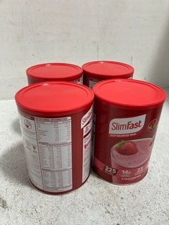 5 X SLIM FAST STRAWBERRY FOOD SUPPLEMENT - BBE 11/2024: LOCATION - AR20