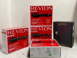 5 X ASSORTED ITEMS TO INCLUDE REVLON ONE STEP VOLUMISER: LOCATION - AR20