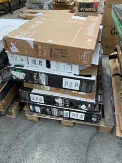 PALLET OF ASSORTED TV'S - SPARES AND REPAIRS ONLY (PCB BOARD REMOVED): LOCATION - B4 (KERBSIDE PALLET DELIVERY)