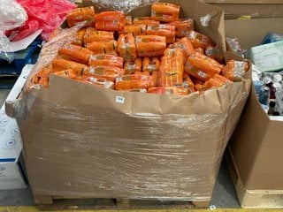 (COLLECTION ONLY) PALLET OF LUCOZADE ENERGY ORANGE 4 X 380ML BOTTLES - BBE 09/11: LOCATION - B5