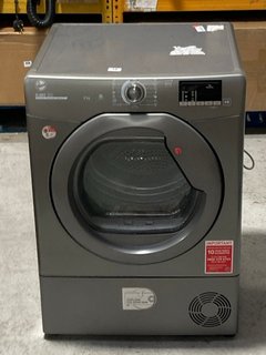 HOOVER H-DRY 300 9KG CONDENSER TUMBLE DRYER IN GRAPHITE - MODEL C9DRGR - RRP £329: LOCATION - B1