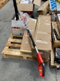 PALLET OF ASSORTED ITEMS TO INCLUDE YARDFORCE IFLEX CORDLESS MOWER & TRIMMER 2IN1: LOCATION - B6 (KERBSIDE PALLET DELIVERY)