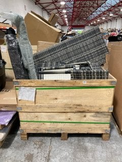 PALLET OF ASSORTED RATAN IN GREY/BLACK: LOCATION - B8 (KERBSIDE PALLET DELIVERY)