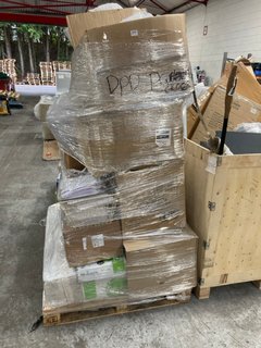 PALLET OF ASSORTED ITEMS TO INCLUDE 12OZ KRAFT RIPPLE WALL PAPER HOT CUPS: LOCATION - B8 (KERBSIDE PALLET DELIVERY)