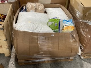 PALLET OF ASSORTED ITEMS TO INCLUDE SANICAT CLASSIC CAT LITTER: LOCATION - B8 (KERBSIDE PALLET DELIVERY)