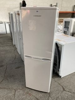 COOKOLOGY 142L WHITE FREESTANDING FRIDGE FREEZER - MODEL CFF1425050WH - RRP £290: LOCATION - B9