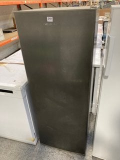 COOKOLOGY 235 TALL INOX LARDER FRIDGE IN GREY - MODEL CTFR240IX - RRP £280: LOCATION - B9