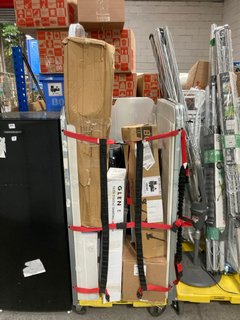 QTY OF ASSORTED ITEMS TO INCLUDE GLEN 2150 TIE 7 SKIRTING HEATER ( CAGE NOT INCLUDED ): LOCATION - B9 (KERBSIDE PALLET DELIVERY)