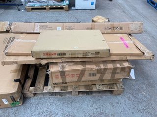 PALLET OF ASSORTED ITEMS TO INCLUDE BOX 3OF3 LASSIC LISBON DOUBLE OTTOMAN BED: LOCATION - A3 (KERBSIDE PALLET DELIVERY)