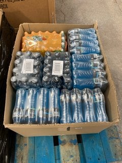 (COLLECTION ONLY) PALLET OF ASSORTED ITEMS TO INCLUDE POWERADE BERRY & TROPICAL FRUITS - BBE 31/01/25: LOCATION - A4