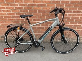 (COLLECTION ONLY) SCHIANO E-WAVE 28" BIKE SF GENT ALLOY 24SP R-MOTOR 520MM IN GREY ALUMINIUM MATT - RRP £949: LOCATION - A1